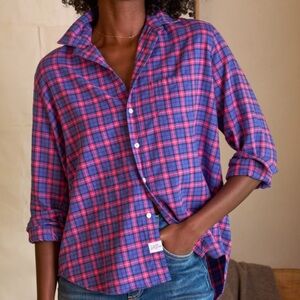 Frank & Eileen relaxed button up shirt size large